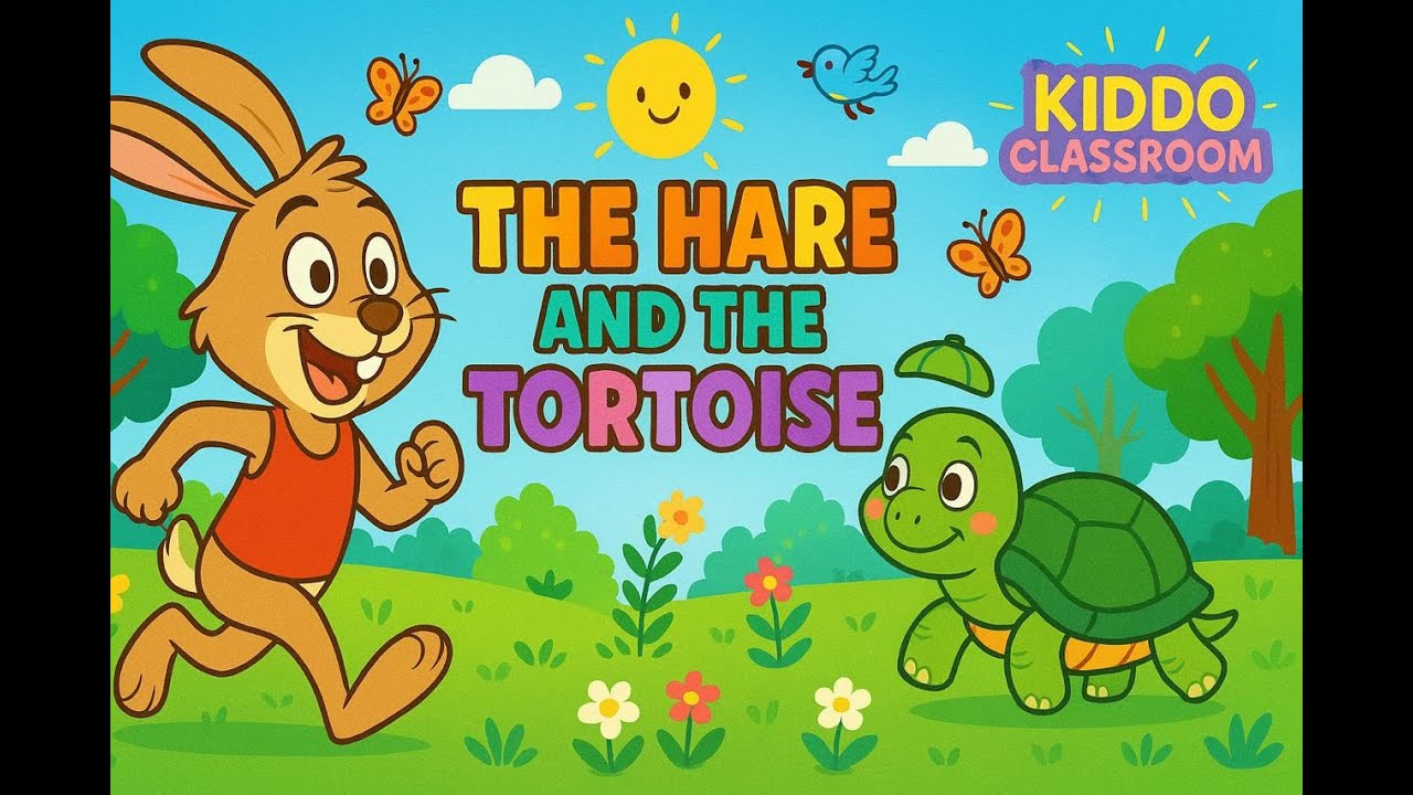 The Hare and the Tortoise | Moral Story | Kids Bedtime Story with ...