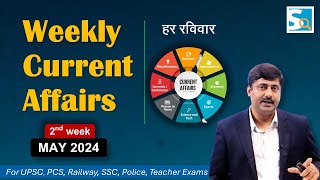 2nd week May 2024 Current Affairs by Sanmay Prakash | Ep 67 | for UPSC BPSC SSC Railway exams