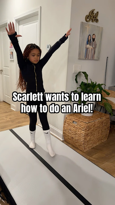 The beginning stages of an Ariel!! #gymnastics #ariel #scarlett