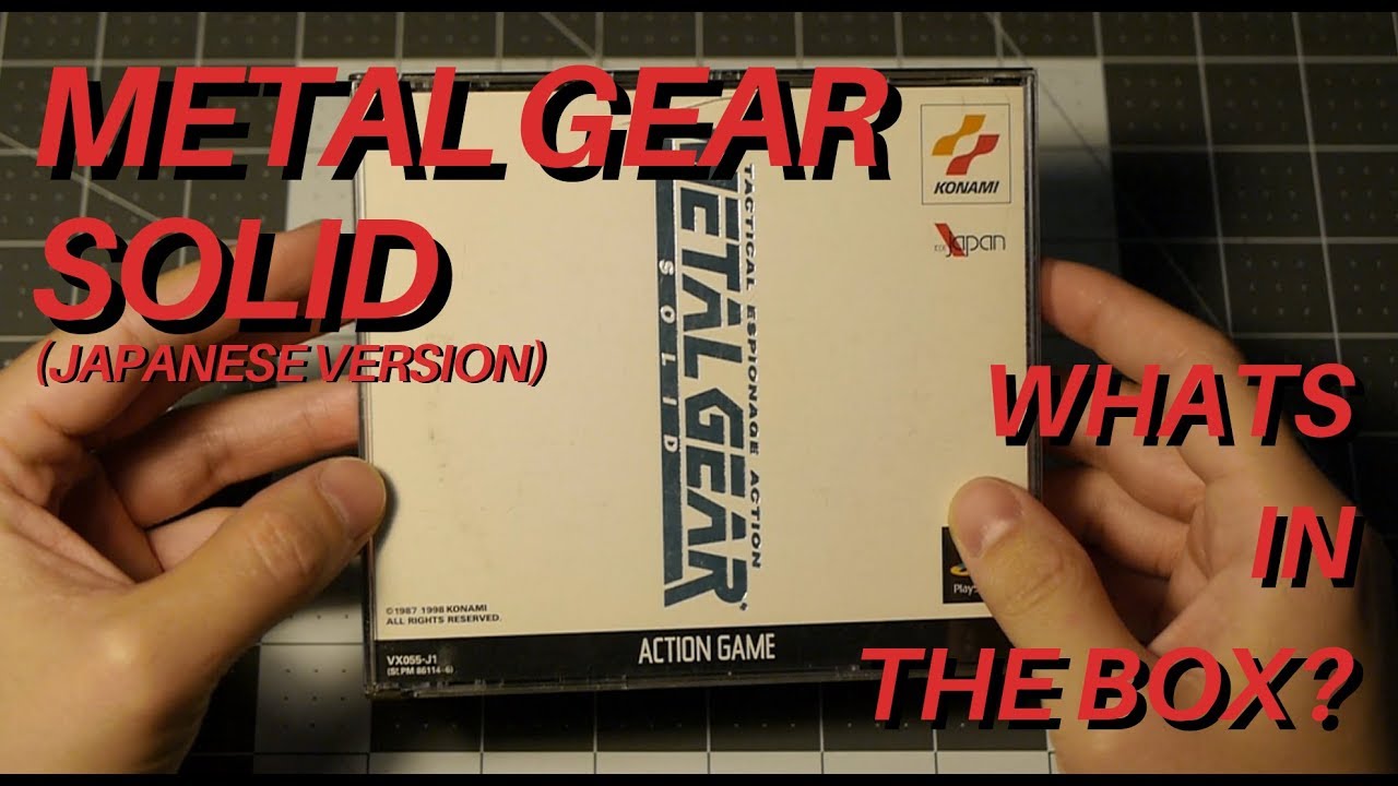 Whats in the Box? Metal Gear Solid for Playstation (Japanese