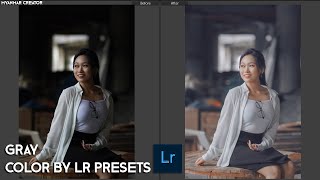 SOFT GRAY LR PRESET MYANMAR / LIGHTROOM PRESET TUTORIAL / FREE DNG FILE / 2020 screenshot 4