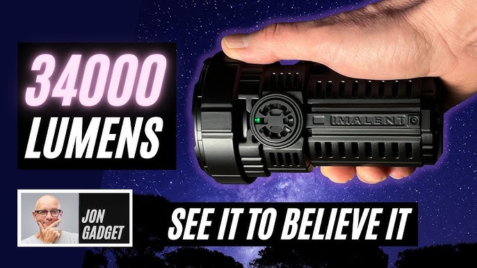 Imalent MS06 25000 Lumen Can Sized Rechargeable Flashlight 6 x CREE XH