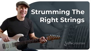 Strumming (Only) The Right Strings | Guitar for Beginners screenshot 3