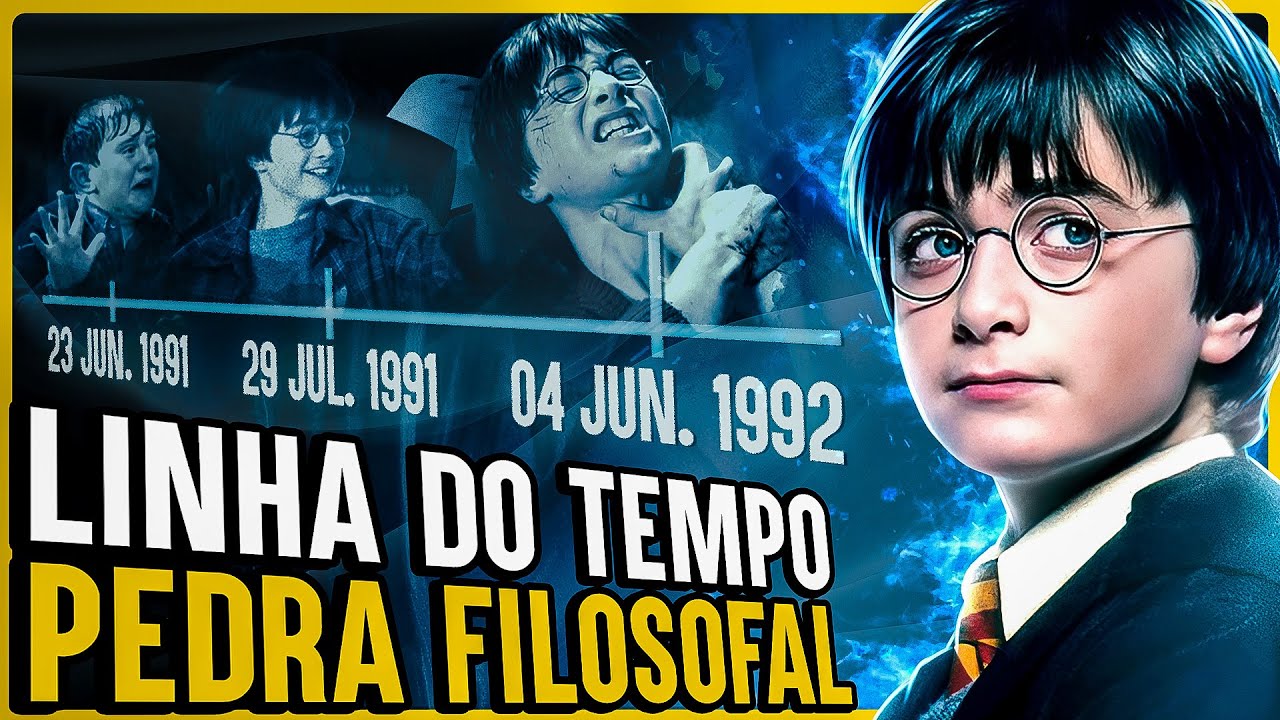 CRONOLOGIA OFICIAL DE HARRY POTTER E A PEDRA FILOSOFAL - YouTube