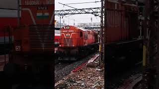 Orange Beast on the Tracks 🚆 | Indian Railways Diesel Loco | Railfan Samraath