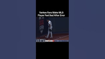 Yankee Fans Make MLB Player Feel Bad After Error #sports #baseball #mlb #foryou