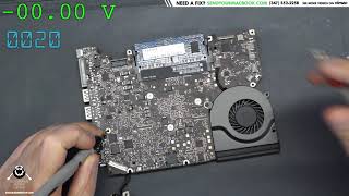 8203115 A1278 Macbook logic board repair no power