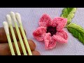 Gorgeous 3D flower design|latest hand embroidery design|kadhai designd