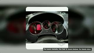 Real Carbon Fiber Car Accessories Speedometer Decorative Trim Cover Soft Sticker For Seat Altea 2004 screenshot 5