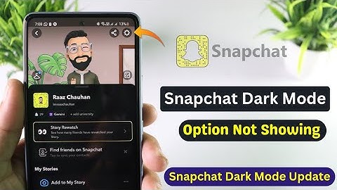 How To Get Dark Mode On Snapchat Android and iphone | Snapchat Dark Mode Not Showing |