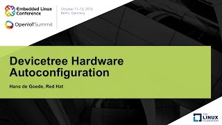 Devicetree Hardware Autoconfiguration