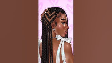 Drawing Box Braids With Design Using Procreate Brushes