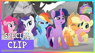 The Mane 6 Agree to Stay in Hope Hollow (Rainbow Roadtrip) | MLP: FiM [HD]