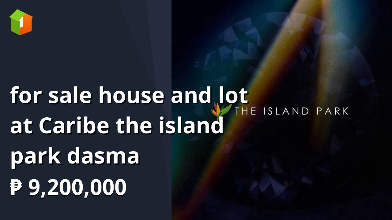 for sale house and lot at Caribe the island park dasma YouTube