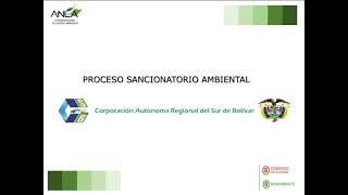 Régimen sancionatorio ambiental