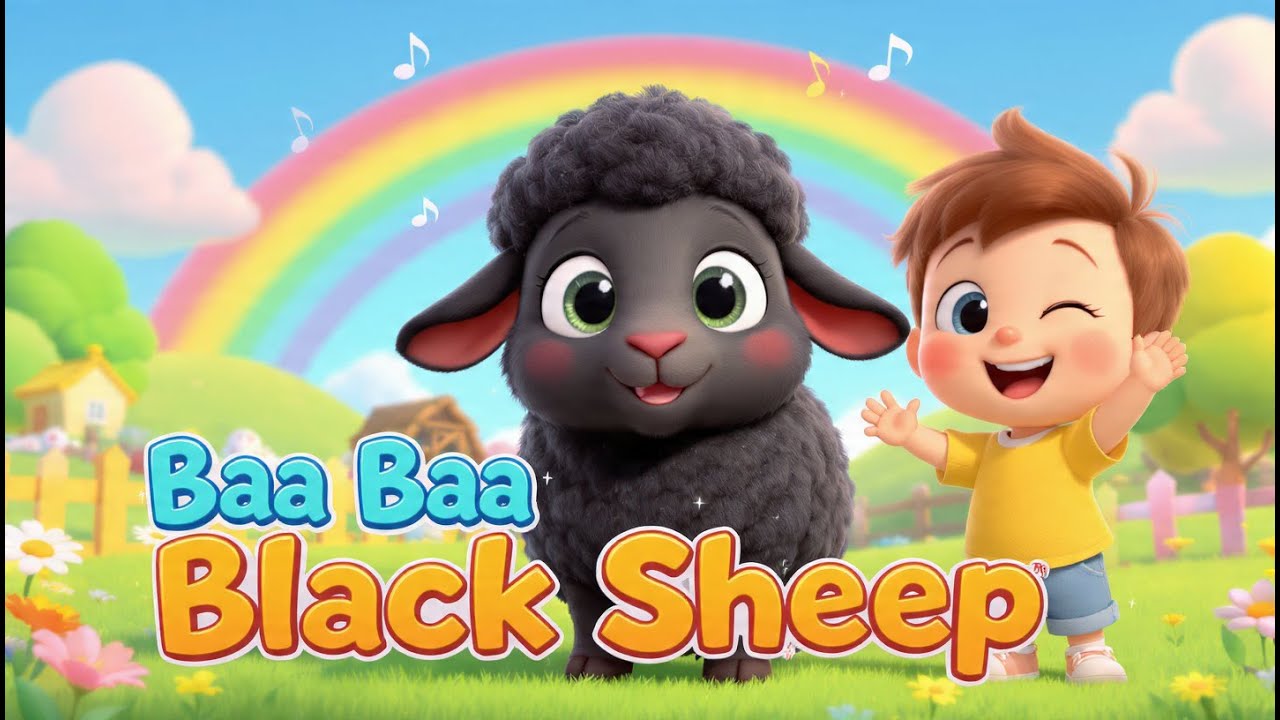 Baa Baa Black Sheep | 3D CoComelon Style Nursery Rhyme | Kids Songs & Baby Learning Videos