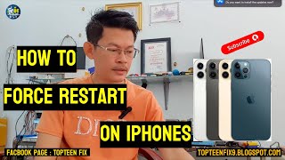 How to force restart on iPhones #forcerestart #iphone