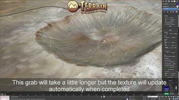 3DS Max Terrain Plugin - Model Meteor Crater