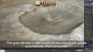 3DS Max Terrain Plugin - Model Meteor Crater