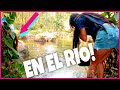 El Rio con las chicas 😍  buscando cangrejos y pescando 😁🤭