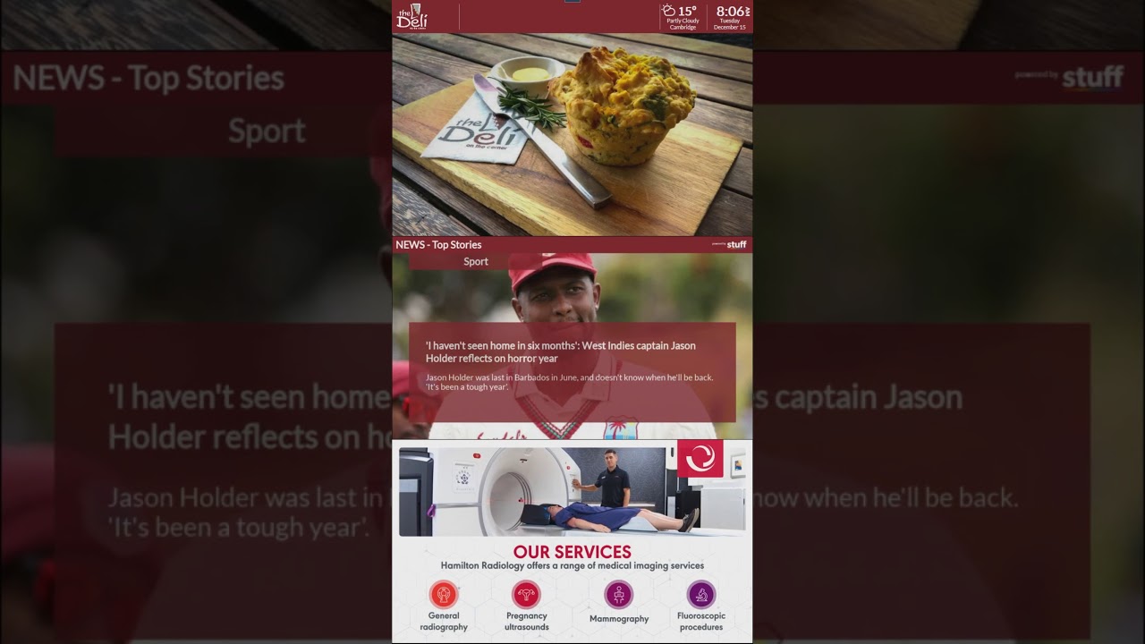 CafeTV Portrait Showreel