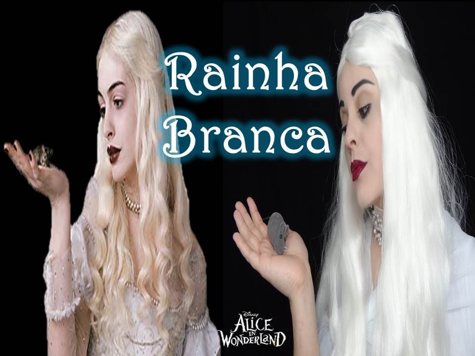 Maquiagem da Rainha Branca do Filme Alice no País das Maravilhas - MAQUIAGEM ARTÍSTICA