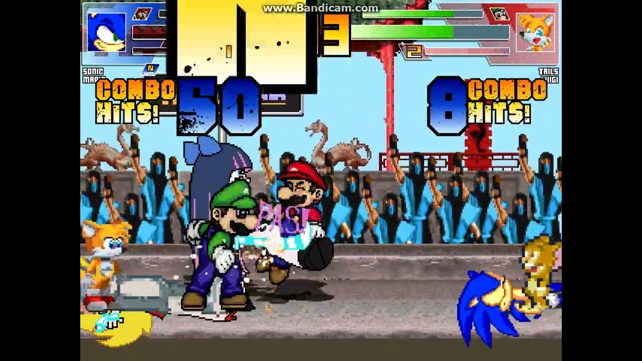 MUGEN battle #5319: Team Sonic vs Team Tails