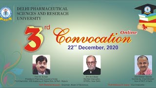 DPSRU 3rd CONVOCATION 2020