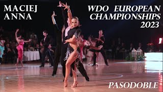 WDO European Championship 2023  Professional Latin Pasodoble Maciej Walczak &amp; Anna Piaseczna-Walczak