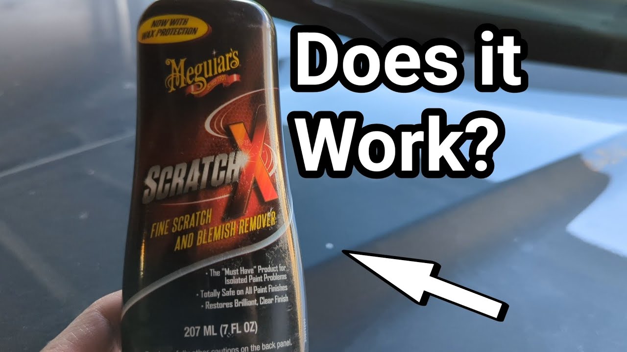Removing bird etching and scratches with Meguiar's Scratch X