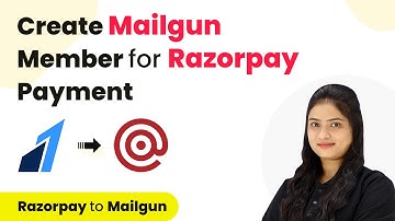 How to Create Mailgun Member on Razorpay Payment | Razorpay to Mailgun