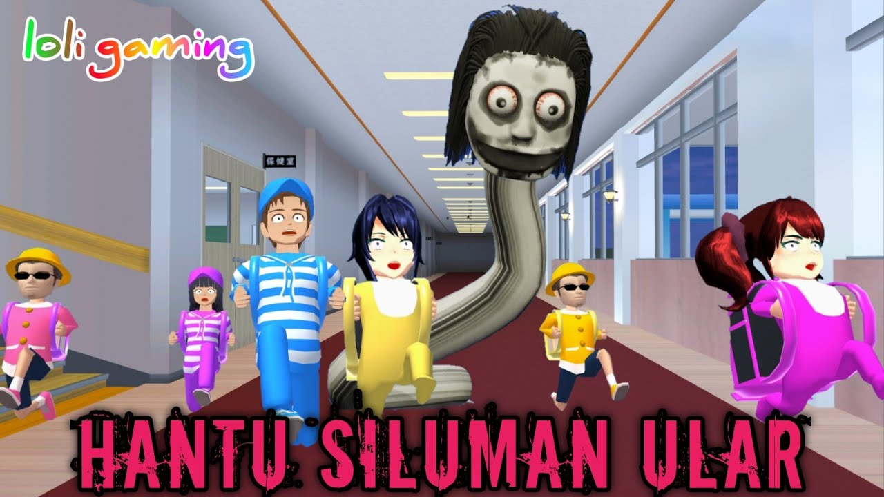 Yuta dan mio panik baby celine nangis lihat hantu siluman ular di sekolah7⚠️⛔‼️⁉️😱😱 sakura