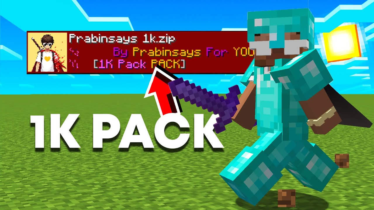 My Private Texture Pack (1k special) | Minecraft Nepal - YouTube
