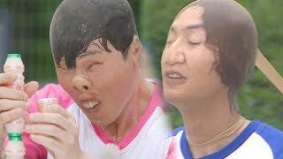 유재석, 압도적인 스타킹 얼굴황제 “저 형은 진짜” 《Running Man》런닝맨 EP496