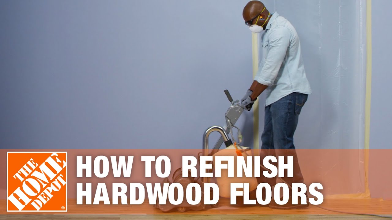 How to Refinish Hardwood Floors | The Home Depot - YouTube