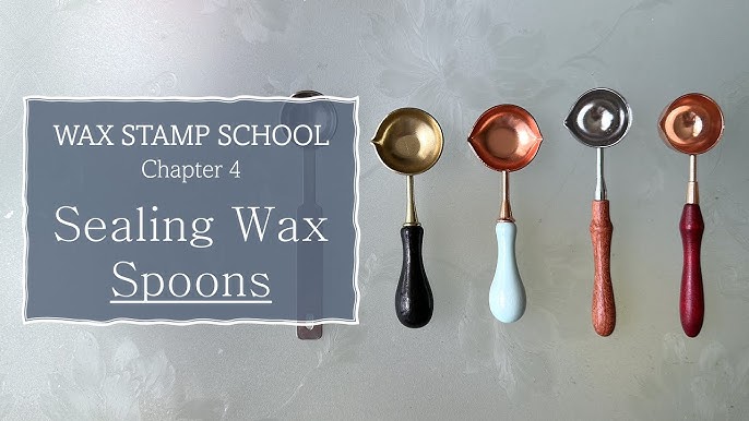 How to make wax seals using a glue gun (wax rods), Beginner, Wax Stamp  School #3.4