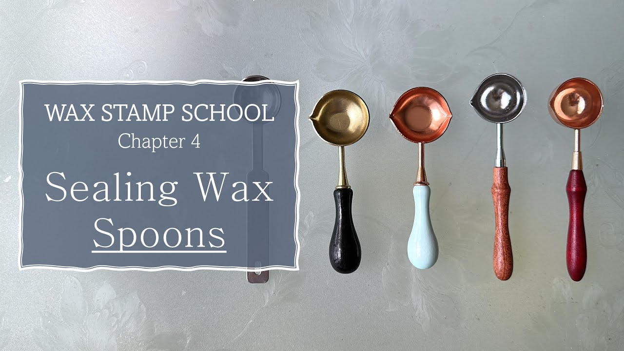 Wax Seal Spoons How to use a Sealing Wax Spoon Beginner Wax Stamp