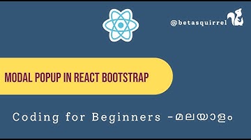 Mastering Modals & Bootstrap Icons in React: A Comprehensive Guide - Malayalam