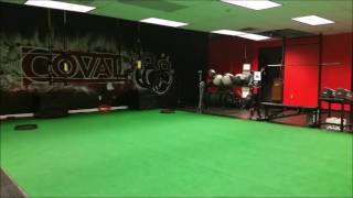 Half Kneeling Lateral Hop and Pause into Sprint