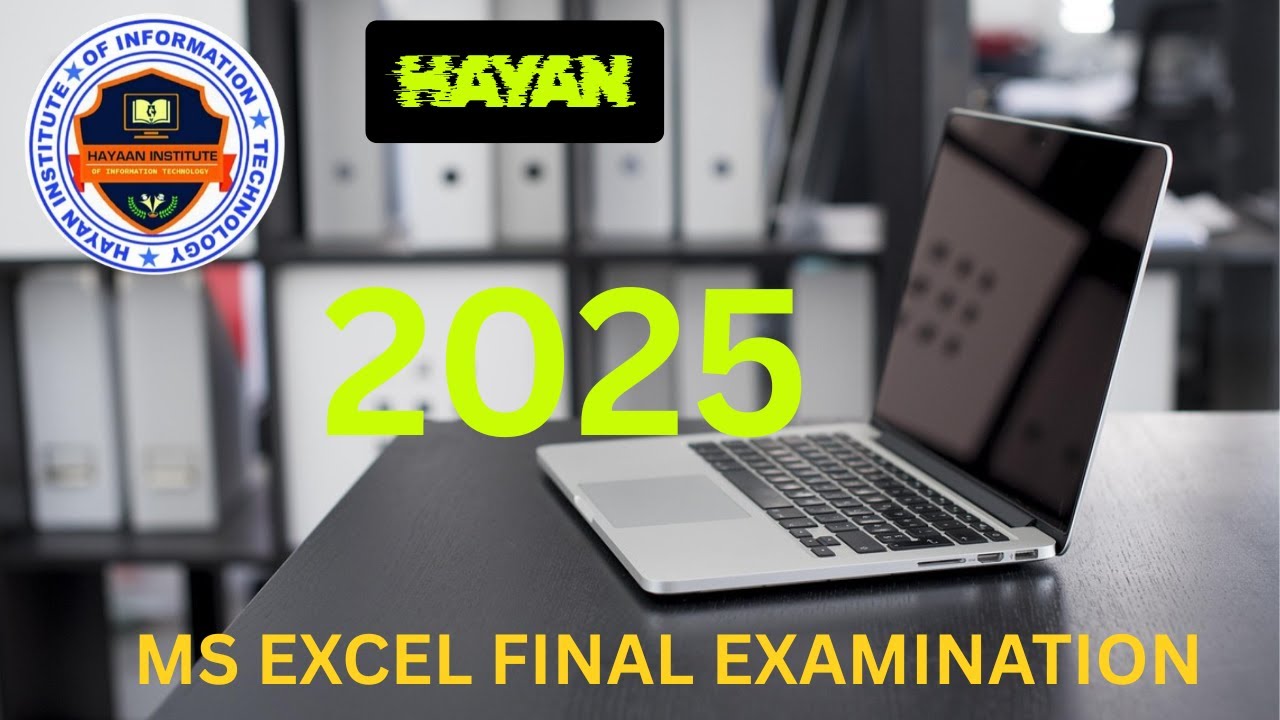 MS EXCEL EXAMINATION HINT