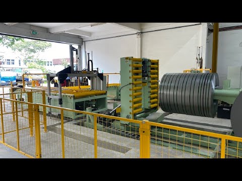 Fully Automatic Packaging Line for Slit Coils Built with turntable (Top Manufacturer)