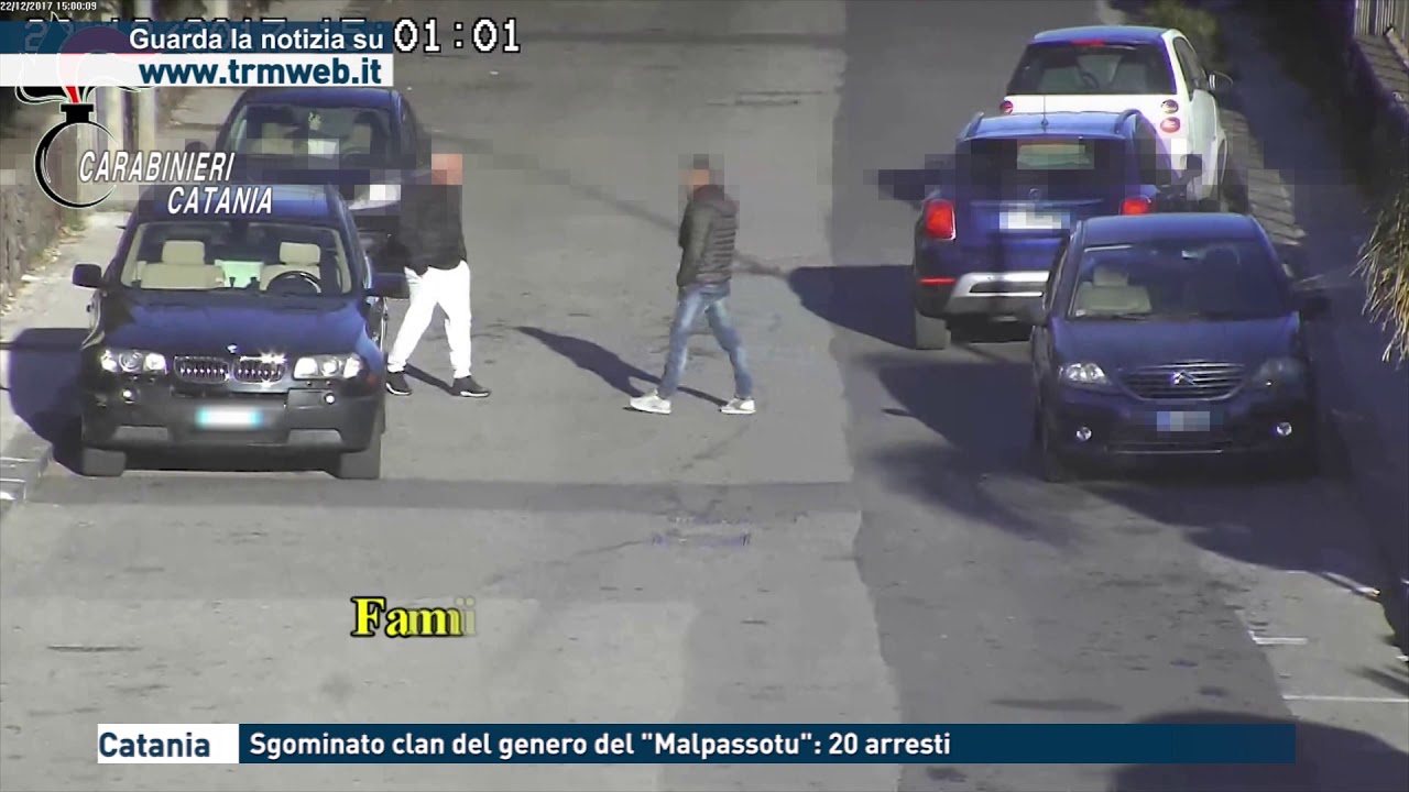 Catania - Sgominato clan del genero del "Malpassotu": 20 arresti