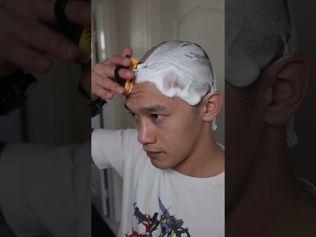 shaving time