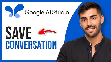 How to Save Conversations in Google AI Studio
