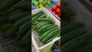 黃昏市場-蔬菜攤 #台中市 #大里 #黃昏市場 #萵苣#番茄 #檸檬 #茄子