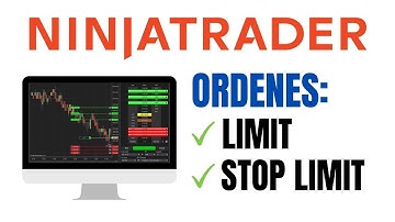 📢Cómo poner ORDENES LIMIT y STOP LIMIT en NINJATRADER 8✅ Tutorial