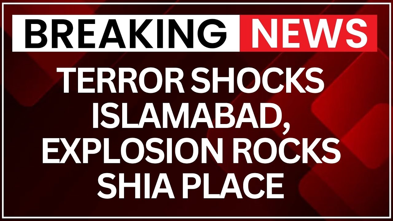 Islamabad Blast: Deadly Explosion Hits Tarlai Kalan Imam Bargah, First Footage Emerging | Pakistan