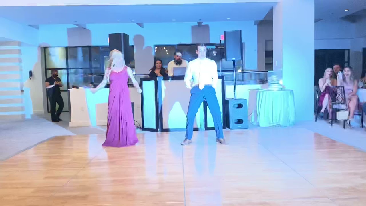 Epic Groom and Mother Wedding Reception Dance!