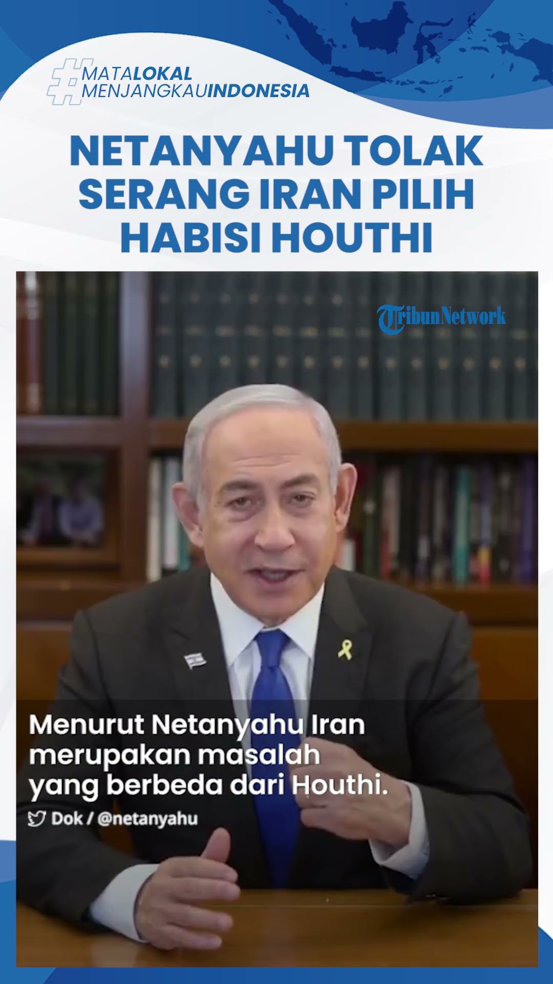Netanyahu Tolak Usulan Kepala Intelijen Mossad soal Serang Iran, Pilih Habisi Pasukan Houthi