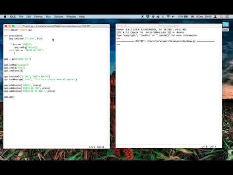 appJar Tutorial 5